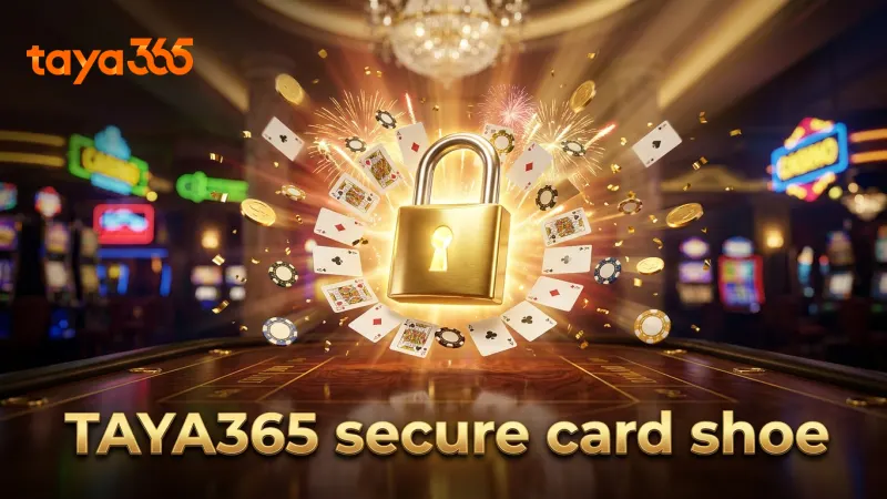 Secure card shoe design protects baccarat squeeze integrity on TAYA365