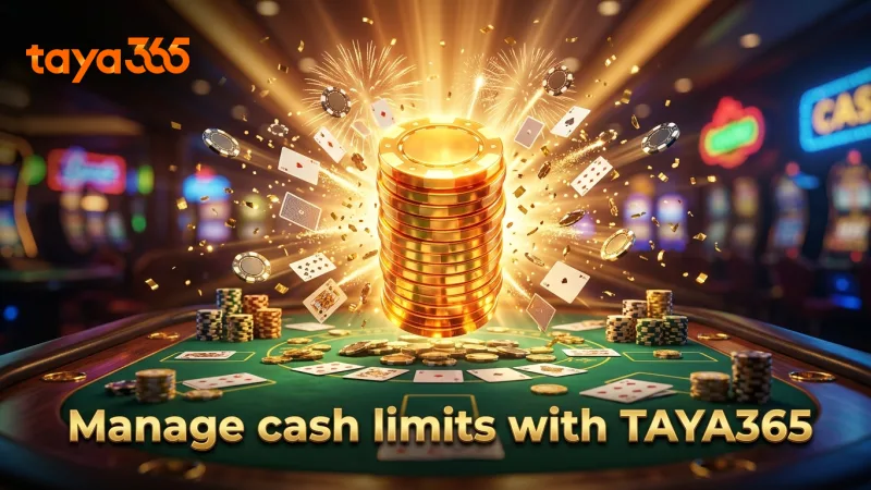 Efficiently manage cash-in and cash-out limits with TAYA365