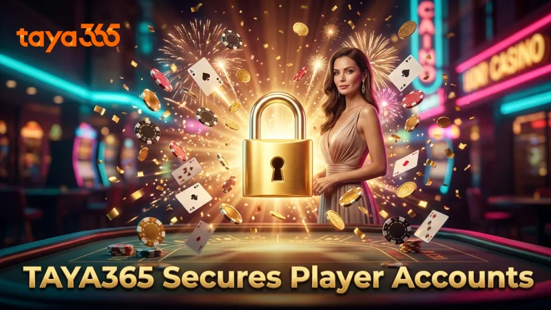 TAYA365 enforces strict account safety and encryption