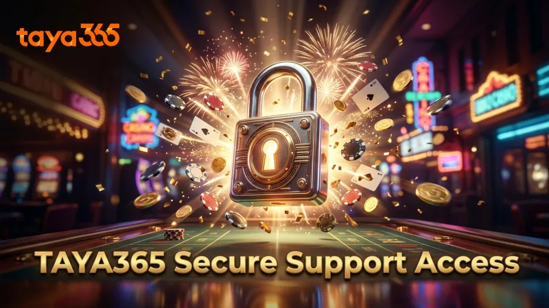 Glowing padlock symbolizes secure, reliable support access