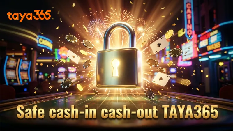Secure cash-in and cash-out ensure safe, responsible betting