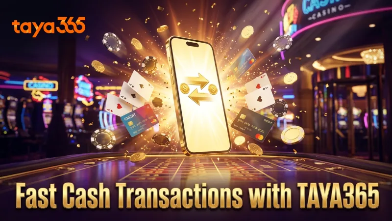 TAYA365 supports swift cash-in and cash-out via GCash and Maya