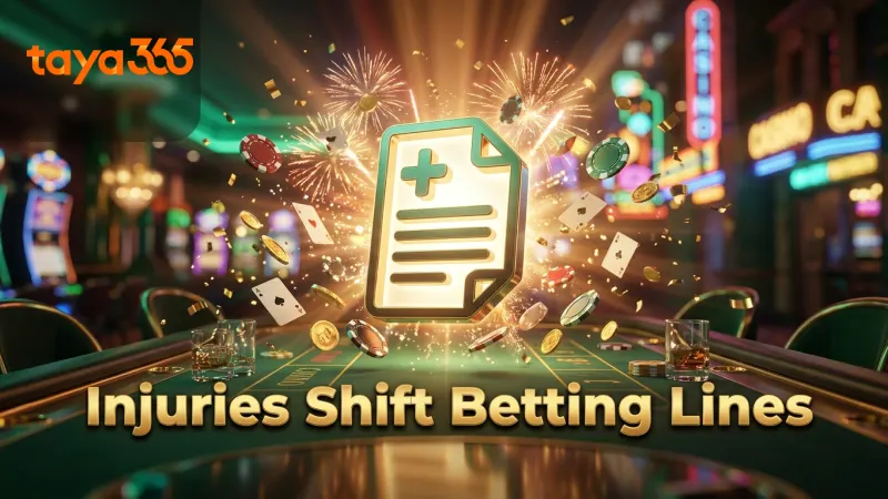 Injury reports affect team chances and betting lines