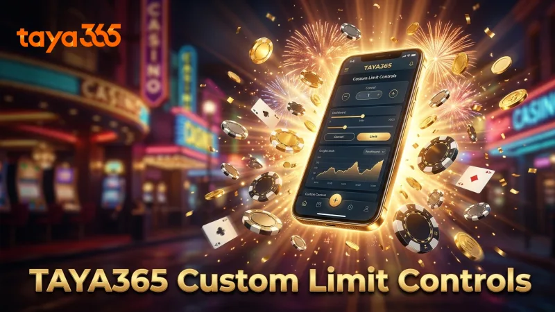 TAYA365 empowers players with customizable limit controls.