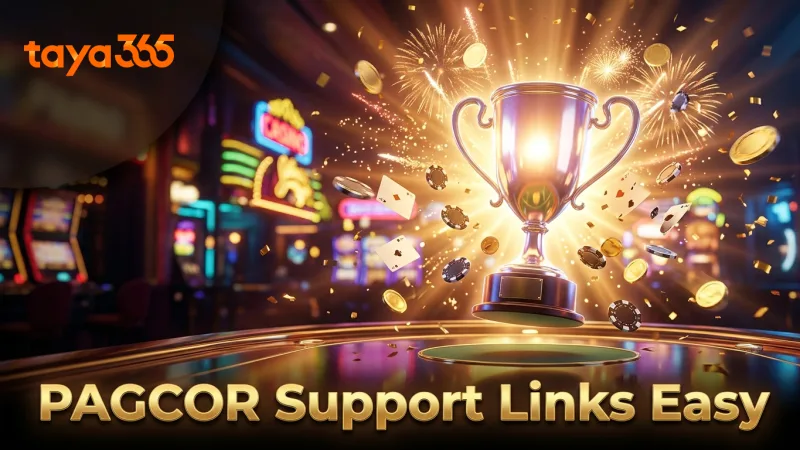 Access official PAGCOR support links directly from the dashboard.