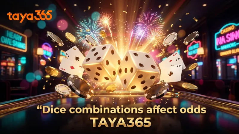 Dice combinations influencing Sic Bo betting outcomes.