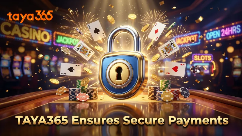 TAYA365 applies strict security for payment safety.
