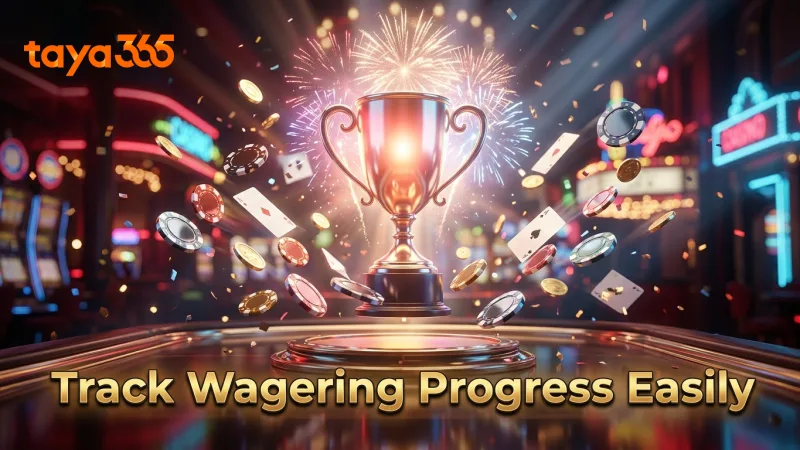 Tracking your wagering progress helps meet bonus requirements