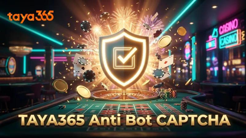 Anti-bot CAPTCHA protecting TAYA365 register from spam
