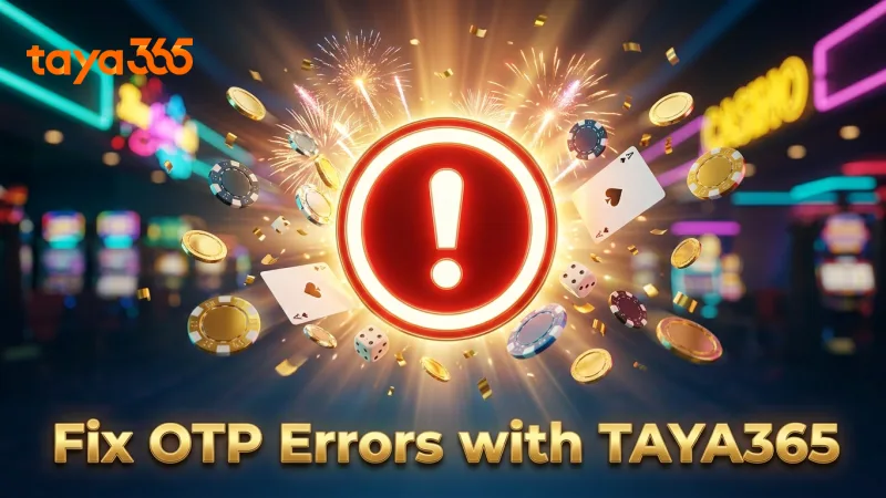 Error message example during incorrect OTP entry